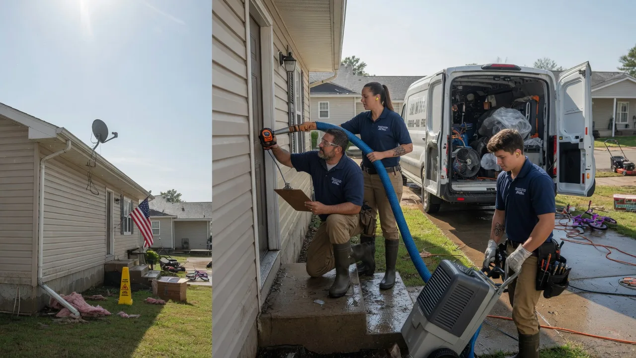Ceiling Water Damage Restoration in Minden, LA near me